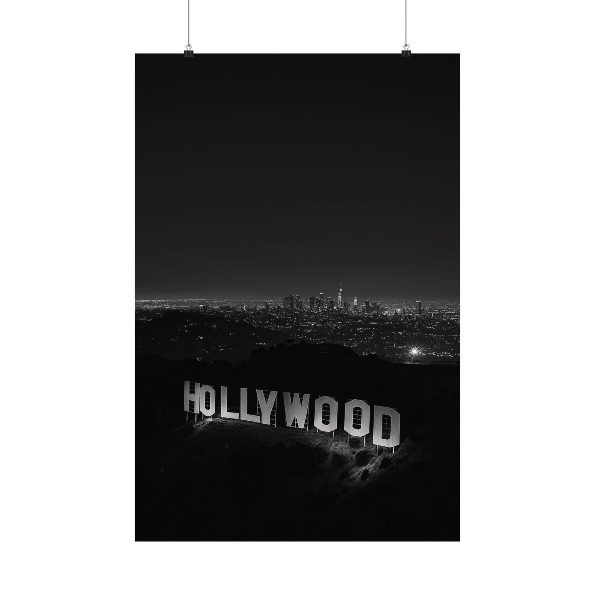 Hollywood Night Skyline