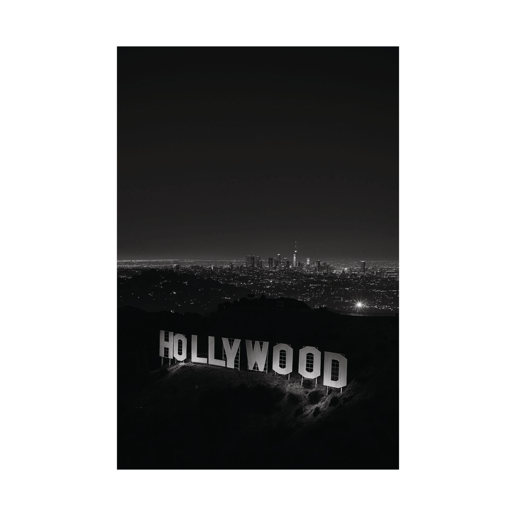 Hollywood Night Skyline