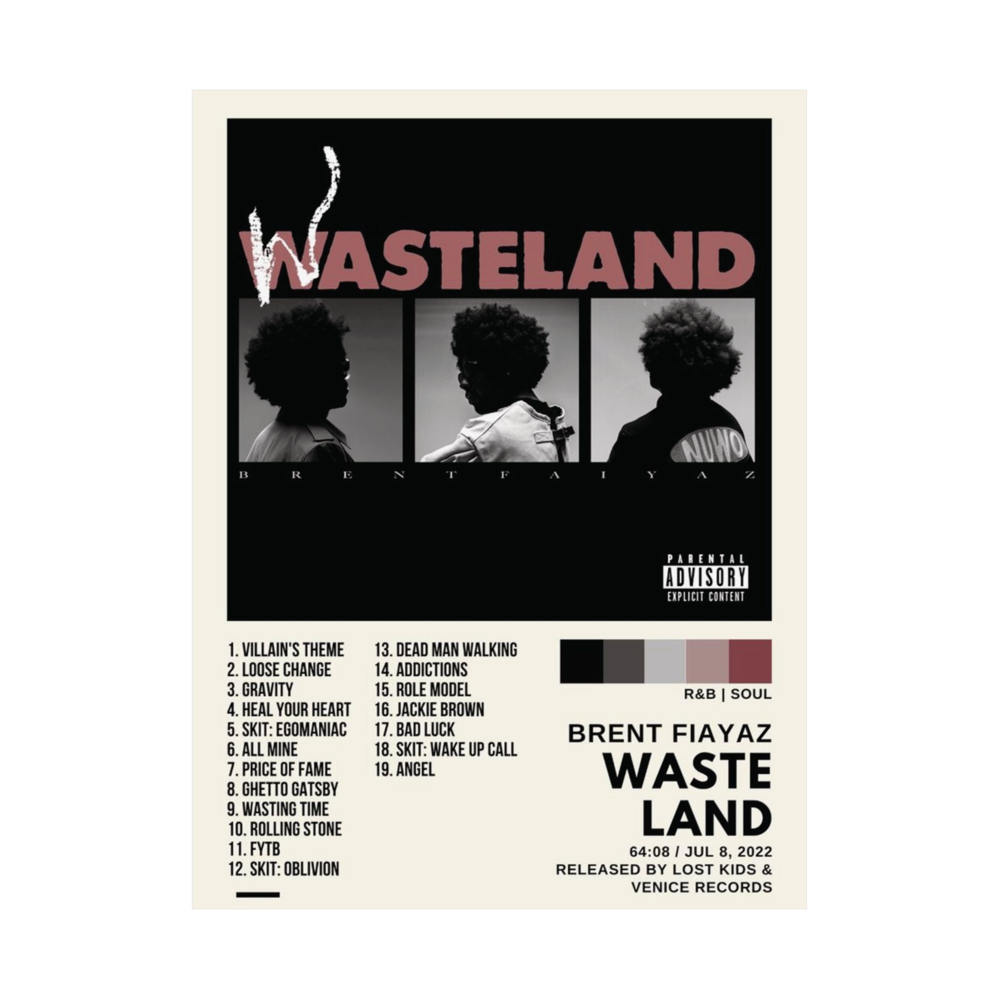 Wasteland - Brent Fiayaz