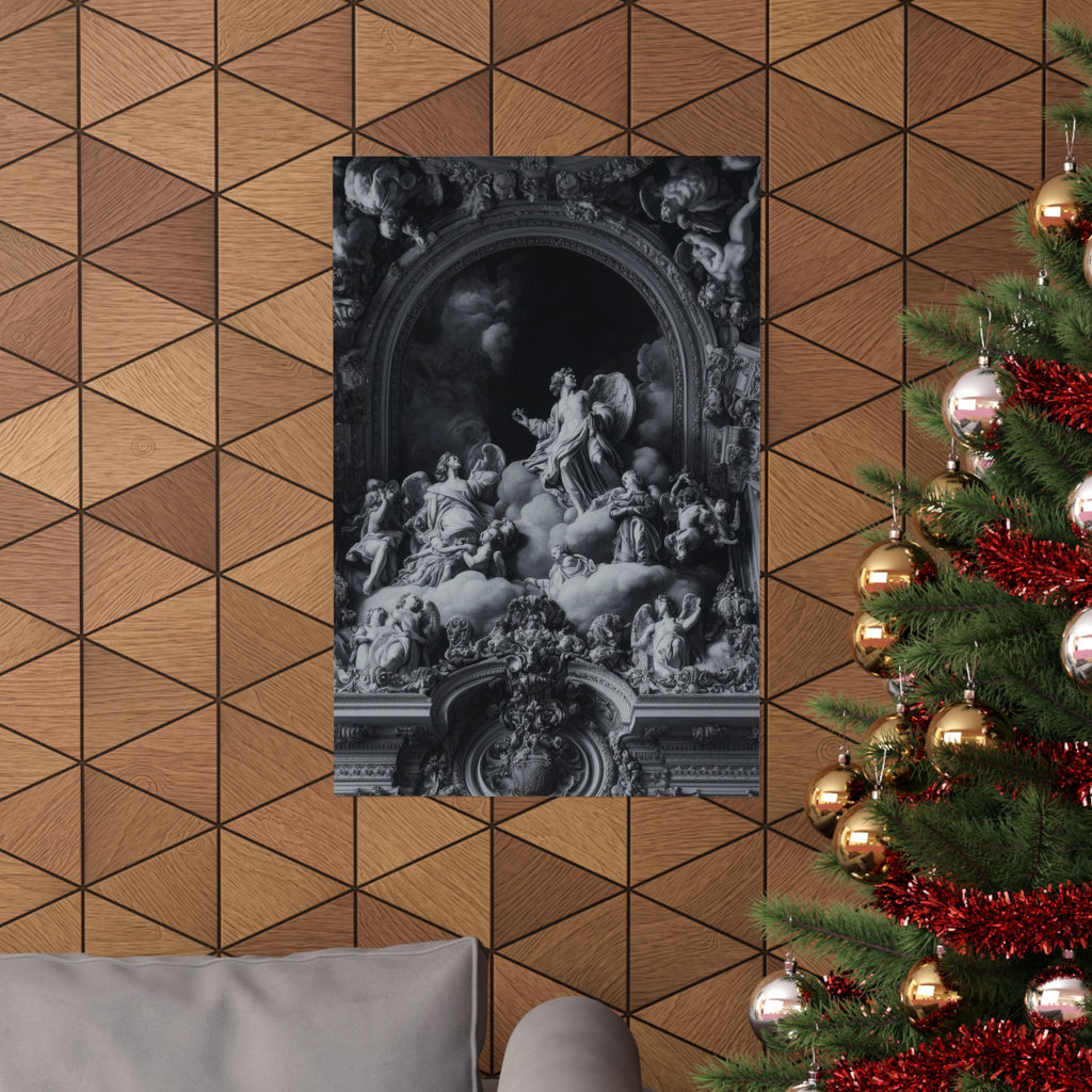 Baroque Angel Sculpture