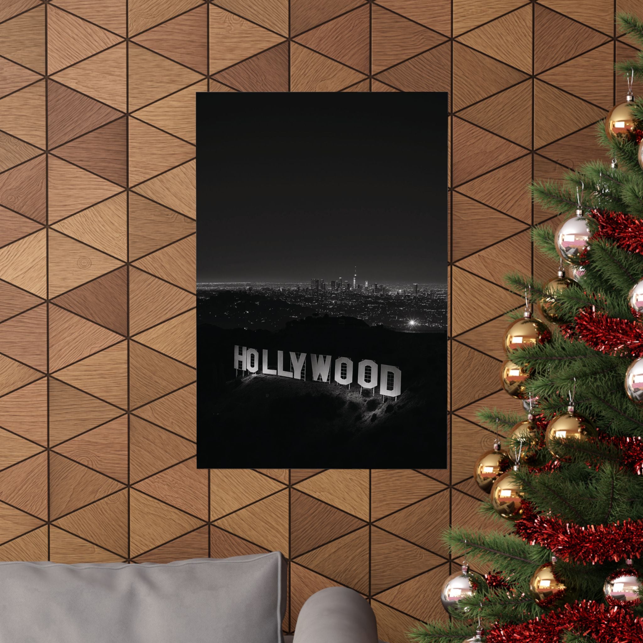 Hollywood Night Skyline