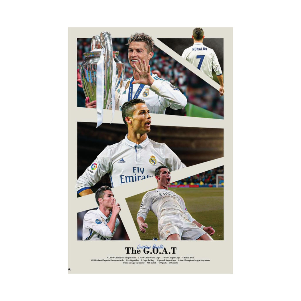 Cristiano Ronaldo 'The G.O.A.T' Collage