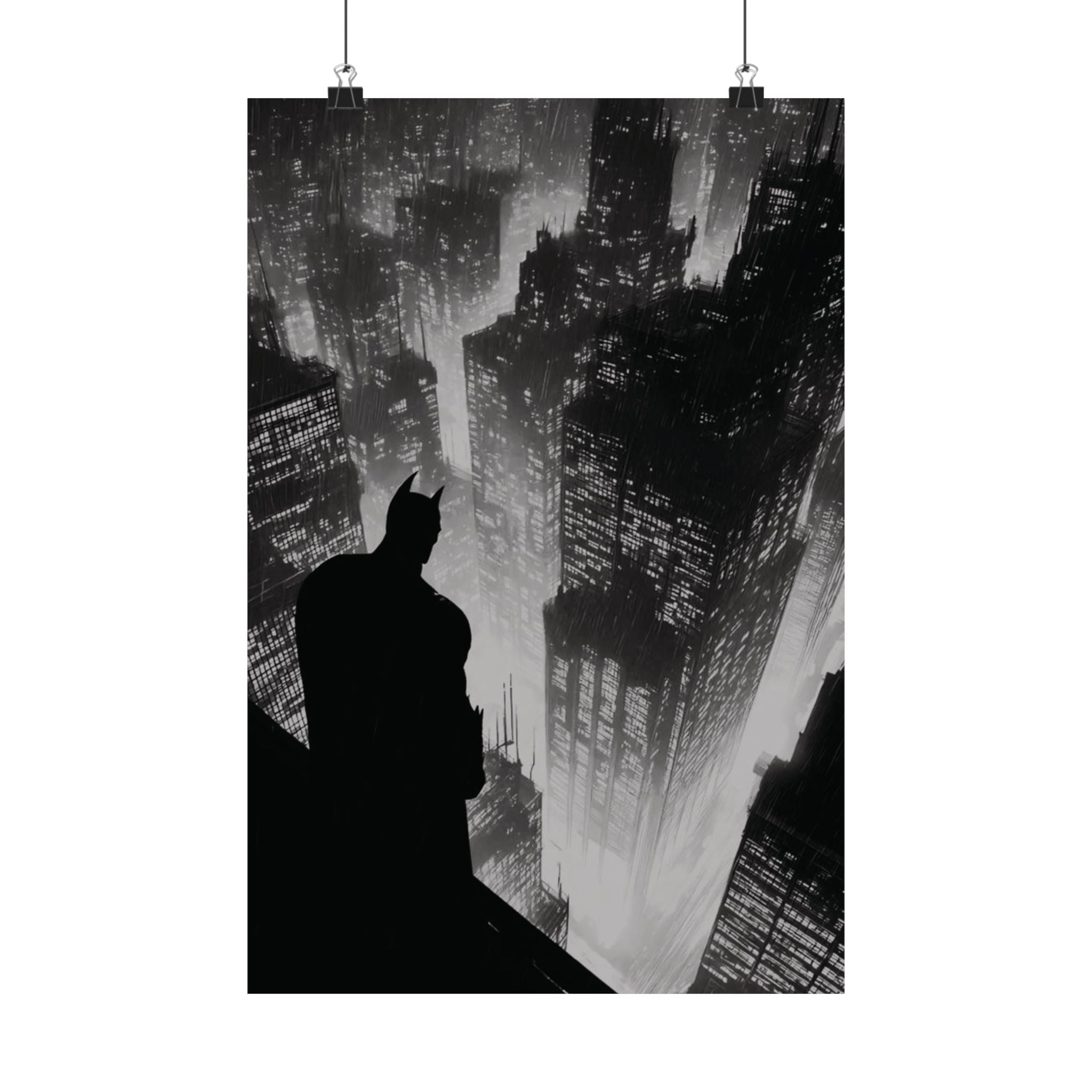 Batman Cityscape - Noir Vigilante